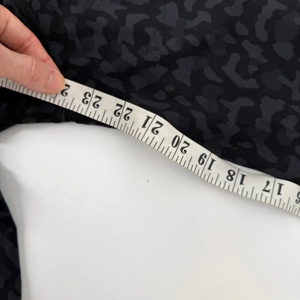 Lululemon Wunder Under HR Tight 24” Size 8 Camo Deep Coal - Picture 5 of 6